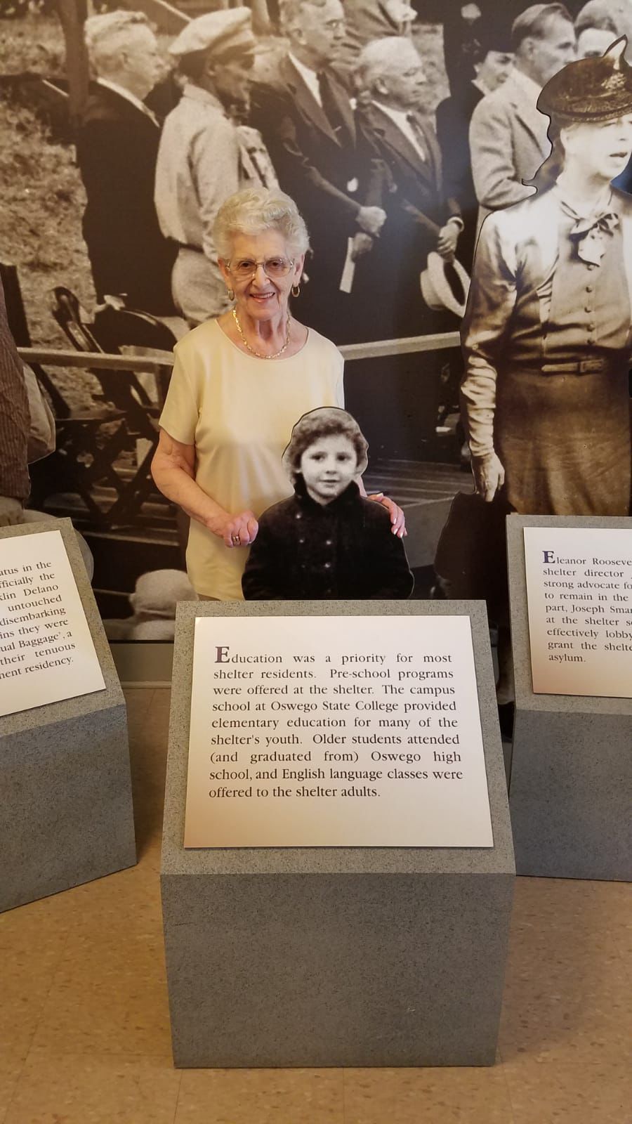 Suzanne Gurwitz at Oswego in 2019 Suzanne Gurwitz at Oswego in 2019